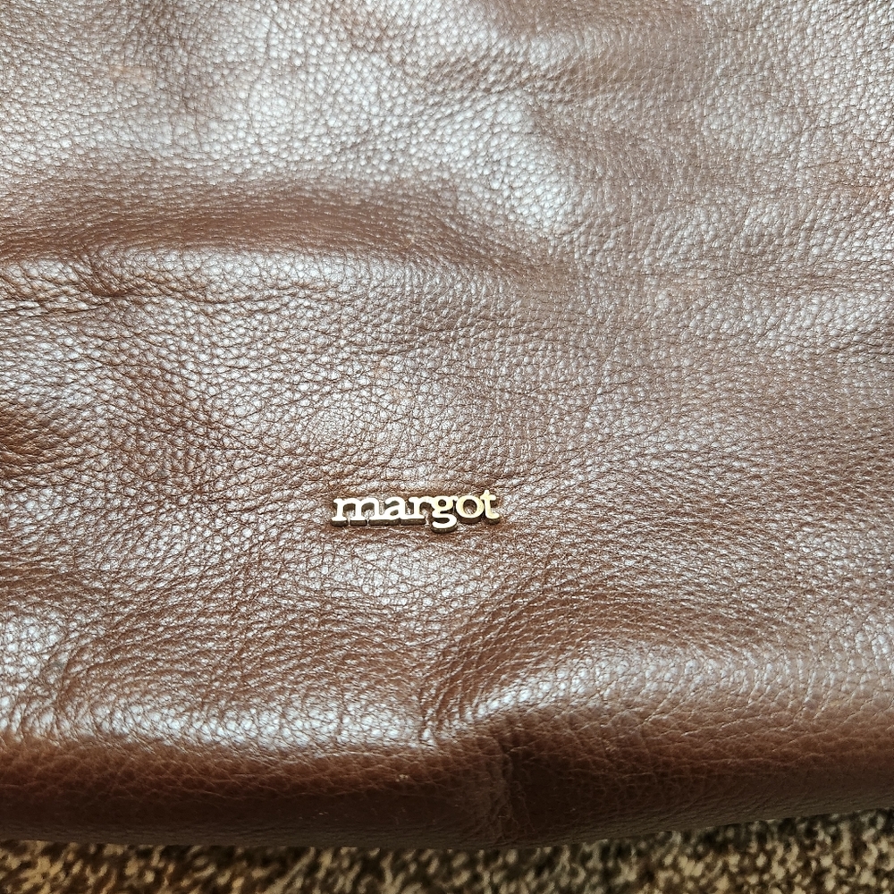 Margot Zoey Leather Backpack in Chocolate - Picture 2 of 10